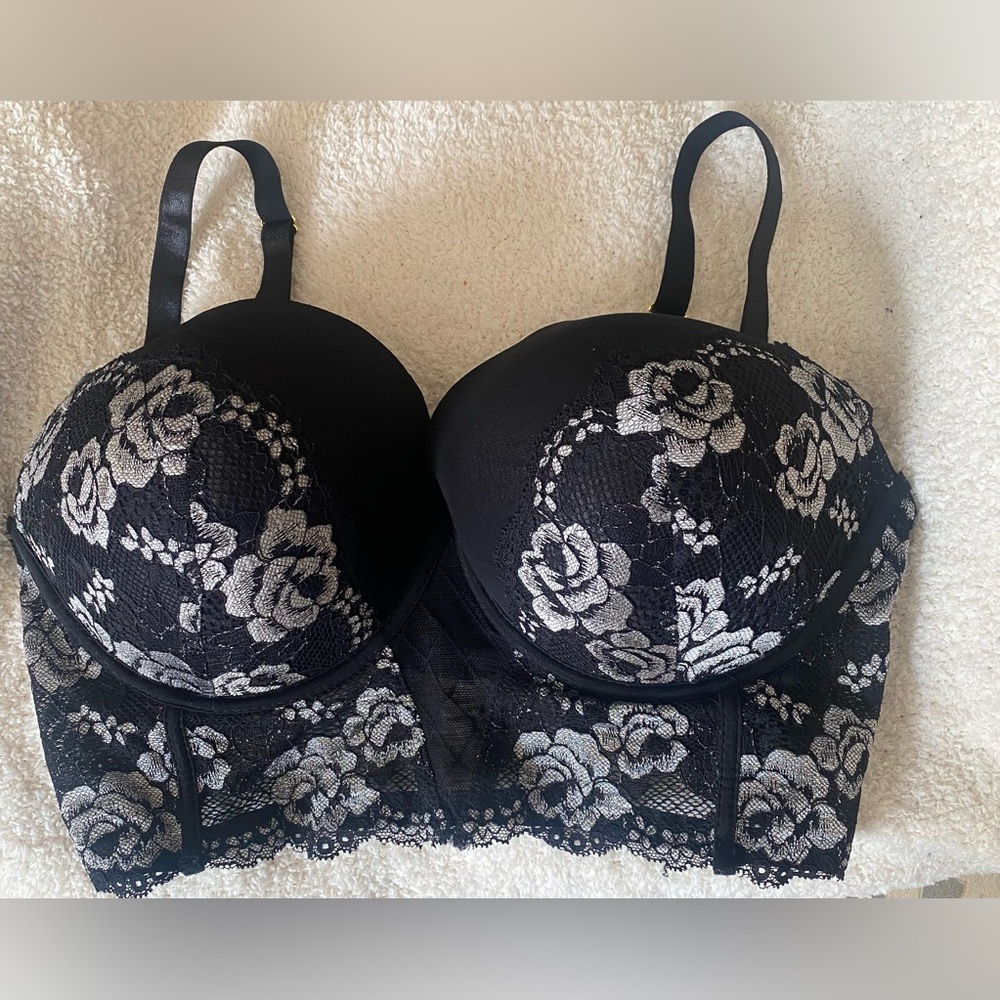 IJAK BLACK LACE BRA 42D